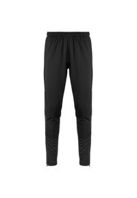 Spodnie dresowe dla dzieci Kappa Darente. Kolor: czarny, wielokolorowy. Materiał: dresówka. Sport: piłka nożna #1