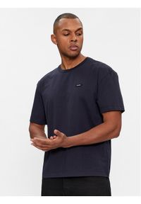Calvin Klein T-Shirt K10K112749 Granatowy Comfort Fit. Kolor: niebieski. Materiał: bawełna #1