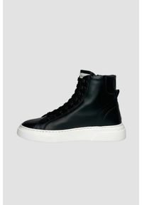 Valentino by Mario Valentino - VALENTINO Czarne sneakersy HIGH-TOP, Rozmiar 41. Kolor: czarny