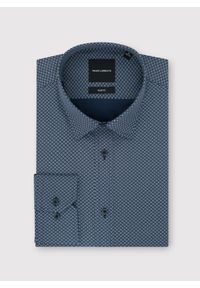 Pako Lorente - PAKO LORENTE – Bawełniana koszula w mikrowzór. Materiał: bawełna. Długość rękawa: długi rękaw. Długość: długie #5