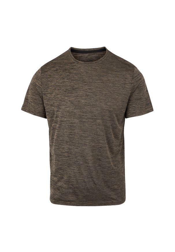 Regatta - T-shirt Męski Melanżowy Fingal Edition. Kolor: brązowy. Wzór: melanż