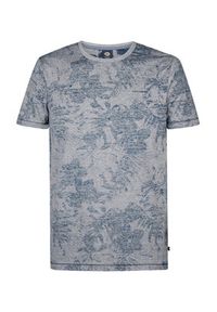 Petrol Industries T-Shirt M-1050-TSR650 Granatowy Regular Fit. Kolor: niebieski. Materiał: bawełna #4