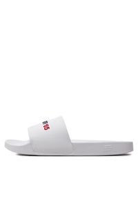 TOMMY HILFIGER - Tommy Hilfiger Klapki Hilfiger 85 Pool Slide FM0FM05021 Biały. Kolor: biały. Materiał: skóra #4
