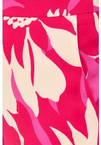 Morgan spodnie damskie szerokie high waist. Stan: podwyższony. Materiał: tkanina, poliester #4