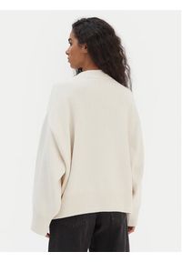 Hugo - HUGO Sweter Shelly B 50554217 Écru Oversize. Materiał: syntetyk #3