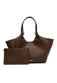 DKNY Torebka R42BAE49 Brązowy. Kolor: brązowy. Materiał: skórzane