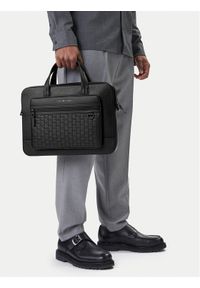 TOMMY HILFIGER - Tommy Hilfiger Torba na laptopa Th Modern Computer Bag AM0AM14002 Czarny. Kolor: czarny. Materiał: skóra #1
