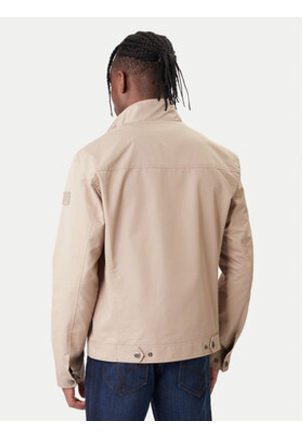 JOOP! Jeans Kurtka przejściowa 324Janos 10100192 30101399 Beżowy Regular Fit. Kolor: beżowy. Materiał: bawełna