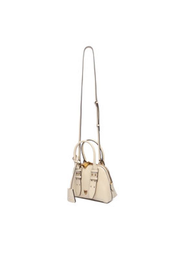 Pinko - PINKO Torebka Bowling Bag Zip Mini AI 25-26 PLTT 105333 A0QO Écru. Materiał: skórzane