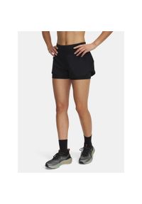 Spodenki do biegania damskie Under Armour Launch Pro 3" 2IN1. Kolor: czarny. Sport: bieganie