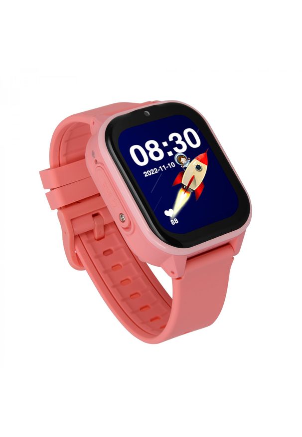 GARETT - Garett Kids Sun Ultra 4G różowy. Rodzaj zegarka: smartwatch. Kolor: różowy