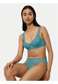 Triumph Biustonosz z fiszbiną Amourette 10209584 Turkusowy. Kolor: turkusowy. Materiał: syntetyk #5