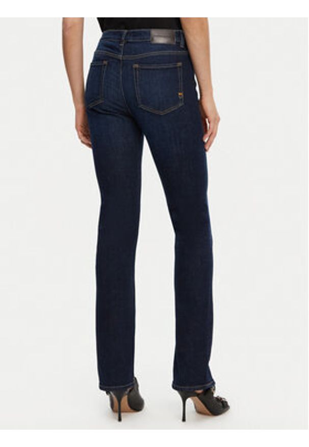 Pinko - PINKO Jeansy 104608 A2DV Granatowy Skinny Fit. Kolor: niebieski