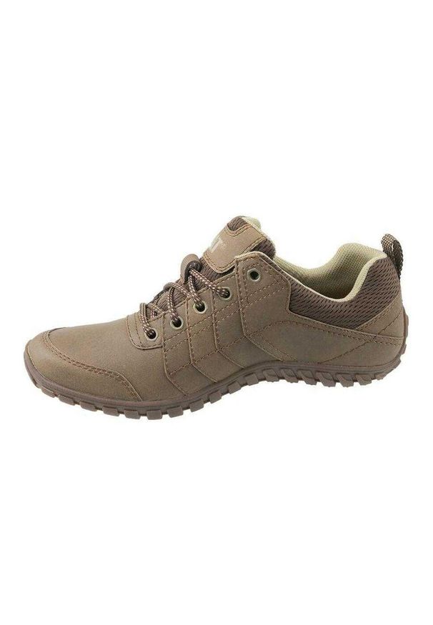 CATerpillar - Męskie Zamszowe Buty Sportowe Instruct. Kolor: beżowy. Materiał: zamsz. Sport: turystyka piesza