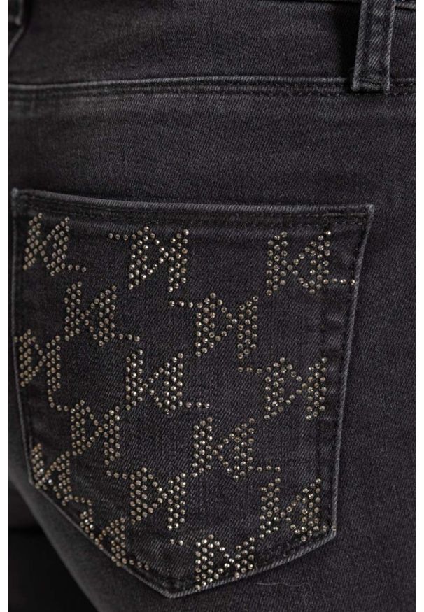 Karl Lagerfeld - KARL LAGERFELD Czarne jeansy damskie Skinny Denim, Rozmiar 26. Okazja: na co dzień. Kolor: czarny. Styl: casual