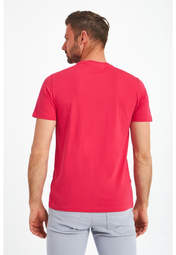 Trussardi Jeans - T-SHIRT TRUSSARDI. Okazja: na co dzień. Materiał: bawełna. Wzór: nadruk. Styl: casual