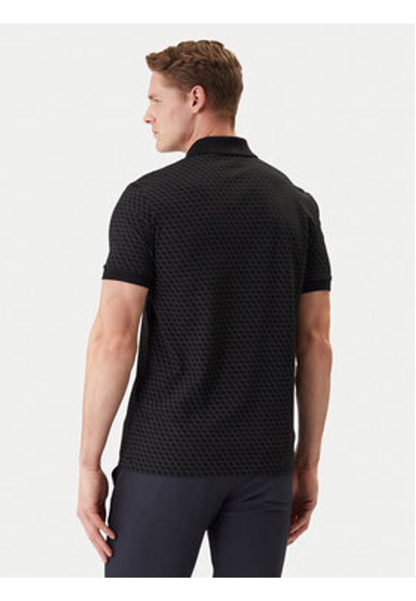 BOSS Polo 50554591 Czarny Regular Fit. Typ kołnierza: polo. Kolor: czarny. Materiał: bawełna