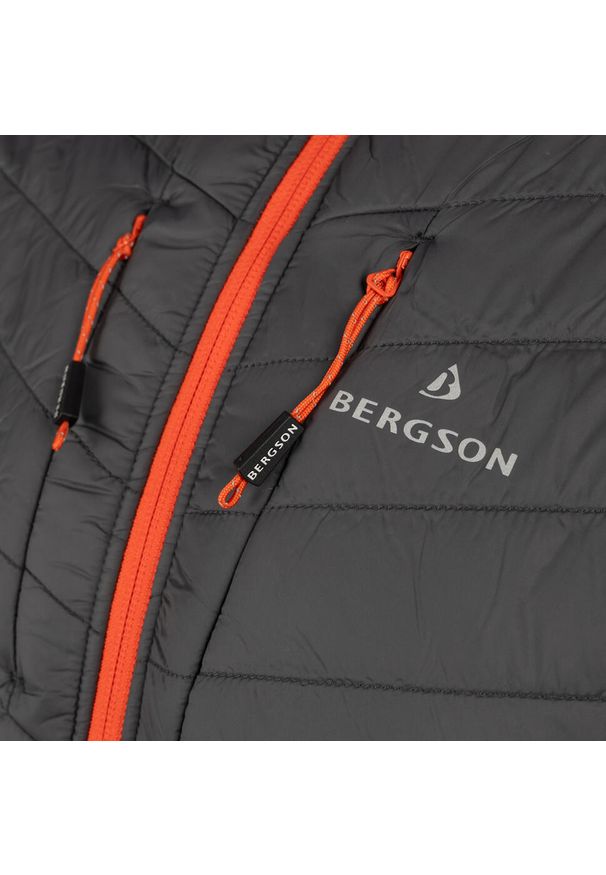 Bergson - Kurtka hybrydowa męska Vitalpeak HB. Kolor: szary. Materiał: puch. Sport: turystyka piesza
