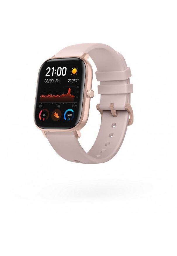 Huami - Smartwatch Amazfit GTS Różowy. Rodzaj zegarka: smartwatch. Kolor: różowy. Styl: elegancki, klasyczny, sportowy