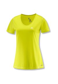 salomon - Koszulka trekkingowa damska Salomon Mazy SS Tee W. Kolor: żółty. Materiał: poliester
