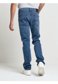 Big-Star - Spodnie jeans męskie Terry 352. Stan: obniżony. Kolor: niebieski. Styl: klasyczny