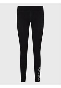 DKNY Sport Legginsy DP1P1965 Czarny Slim Fit. Kolor: czarny. Materiał: bawełna. Styl: sportowy #3