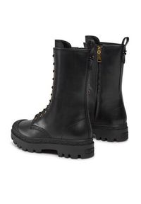 Coach Trzewiki Tasha Leather Boot CN100 Czarny. Kolor: czarny. Materiał: skóra