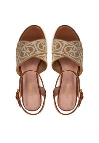 Coccinelle Espadryle E4 QWS 32 01 01 Beżowy. Kolor: beżowy. Materiał: materiał #5