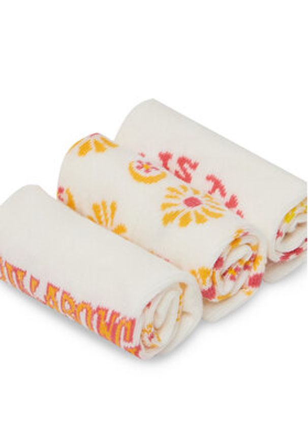 Billabong Skarpety krótkie AS_BILLABONG_04S_SS25 (3-PACK) Biały. Kolor: biały. Materiał: bawełna, materiał