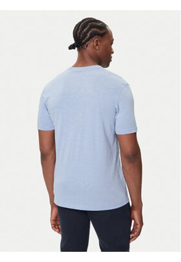 BOSS T-Shirt Tegood 50508243 Błękitny Regular Fit. Kolor: niebieski. Materiał: bawełna