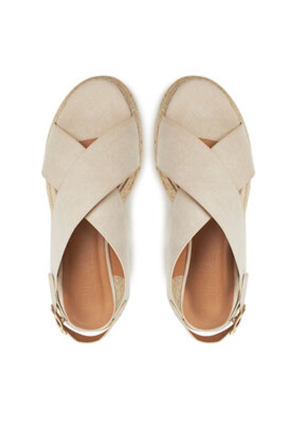 ONLY Shoes Espadryle Onlminerva-2 Écru. Materiał: skóra, zamsz