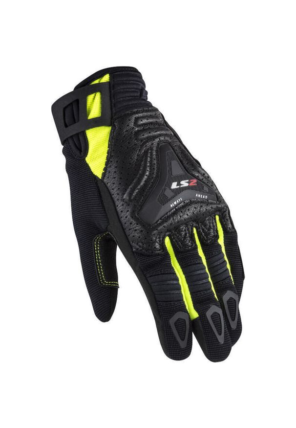 L2S - Rękawice Ls2 All Terrain dla kobiet w rozmiarze XS czarno-żółte. Kolor: żółty, wielokolorowy, czarny. Sport: kolarstwo