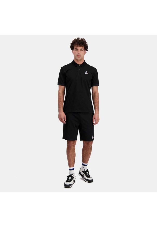 Polo Le Coq Sportif Essentiels. Typ kołnierza: polo. Kolor: czarny