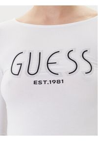 Guess Body W5YP05 K68D2 Biały Slim Fit. Kolor: biały. Materiał: wiskoza #3