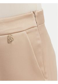 Babylon Spodnie materiałowe S00555 Beżowy Regular Fit. Kolor: beżowy. Materiał: poliamid #3