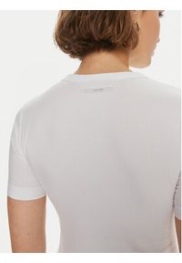 Calvin Klein T-Shirt K20K206553 Biały Slim Fit. Kolor: biały #3