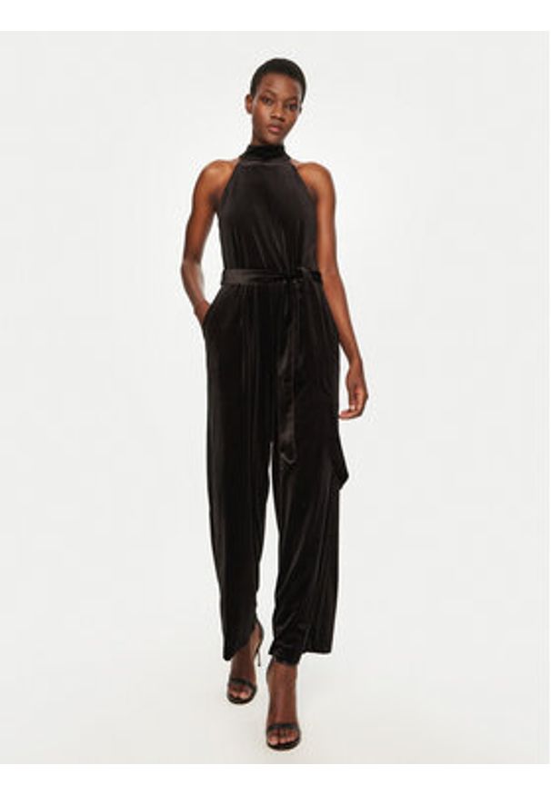 GAP - Gap Kombinezon 645193-00 Czarny Wide Leg. Kolor: czarny. Materiał: syntetyk