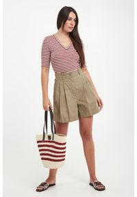 Weekend Max Mara - T-shirt damski lniany Opzione WEEKEND MAX MARA. Materiał: len #2