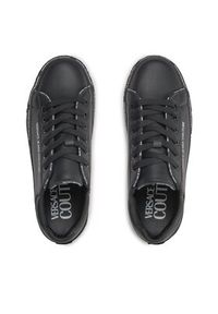 Versace Jeans Couture Sneakersy 75VA3SK5 Czarny. Kolor: czarny. Materiał: skóra #6