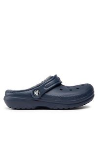 Crocs Klapki Classic Lined Clog K 207010 Granatowy. Kolor: niebieski #1