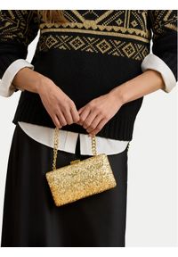 Lauren Ralph Lauren - LAUREN RALPH LAUREN Torebka Sequined Small Franki 431980356002 Złoty. Kolor: złoty #1