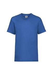 FRUIT OF THE LOOM - Koszulka Dziecięca Valueweight Plain T-shirt. Kolor: niebieski