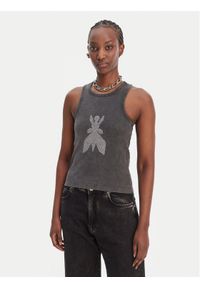 Patrizia Pepe Top 8M1768/J373-S763 Szary Slim Fit. Kolor: szary. Materiał: bawełna #1