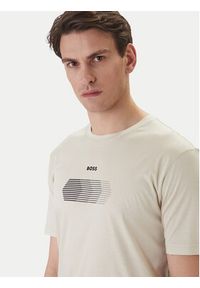 BOSS T-Shirt TS_Unity 50554557 Beżowy Regular Fit. Kolor: beżowy. Materiał: bawełna #3