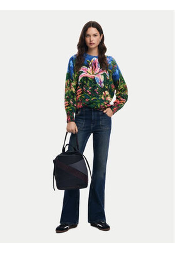 Desigual Plecak 25SAKP50 Czarny. Kolor: czarny. Materiał: skóra