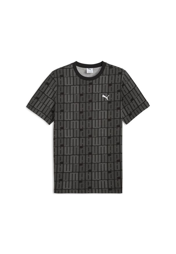 Puma - Męska koszulka Essentials Logo Lab PUMA. Kolor: czarny. Sport: bieganie