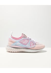 SOPHIA WEBSTER - Różowe sneakersy Fly-By. Kolor: różowy, wielokolorowy, fioletowy. Materiał: guma, tkanina. Wzór: aplikacja #4