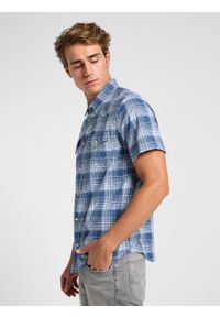 Lee - LEE MĘSKA KOSZULA SS WESTERN SHIRT ORION OMBRE 112364225 #5
