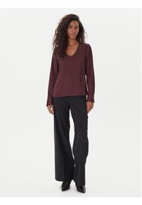 only - ONLY Bluzka Mika 15361191 Fioletowy Regular Fit. Kolor: fioletowy. Materiał: syntetyk