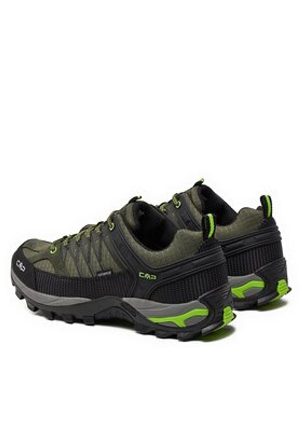 CMP Trekkingi Rigel Low Trekking Wp 3Q54457 Khaki. Kolor: brązowy. Materiał: skóra, zamsz. Sport: turystyka piesza